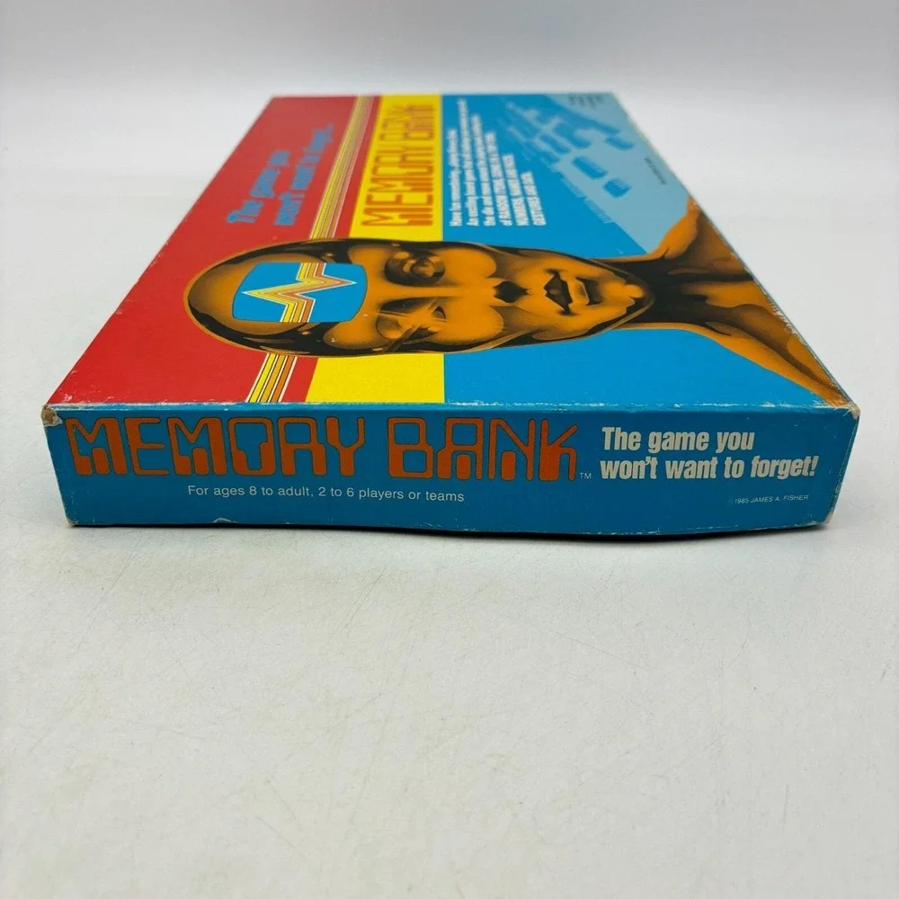 VINTAGE Memory Bank Game COMPLETE James A Fisher 1985 Challenges Family